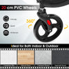 Three Wheel Rollator Walker Aluminium Foldable Mobility Aid Walker w/Handle