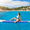 11ft Inflatable Stand Up Paddle Board SUP Floatable Aluminum Paddle w/Leash