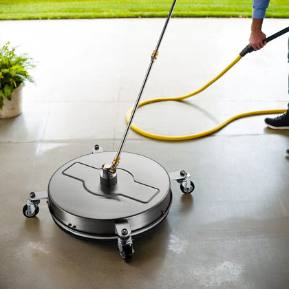 15'' Pressure Washer 1/4''Quick Release Rotary Surface Patio Cleaner Attachment