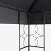 XL Large Outdoor Garden Gazebo Double Roof Marquee Party Tent Canopy Metal Frame