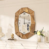 Large 3D Mirrored Wall Clock Beveled Glass Quartz Clock Art Dial Mute Wall Clock