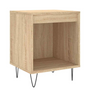 Bedside Table Cabinet Sonoma Oak Storage Chest Bedroom Furniture 40x35x50 cm NEW