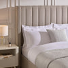Dusk Madison Stone Grey Linen Look Double Ottoman Storage Bed RRP £699
