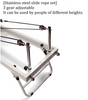Pilates Reformer Stretch Machine - Foldable Home Gym Equipment (Beige)