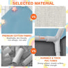 Kids Playhouse Tent Toddler large Castle Fairy Cotton Tent w/Star Lights Blue