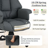 Ergonomic Office Chair PU Leather Computer Chair-Gray