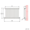 Traditional Radiator 2 3 Column Horizontal Vertical Cast Iron Style Vintage Rads