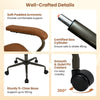 Home Office Chair Height Adjustable Swivel Computer Chairs Brown