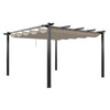 Garden Pergola Awning Gazebo Outdoor Canopy Furniture 13FT Barbecue Shelter