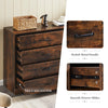 Double Dresser with 8 Drawers Bedroom Storage Sleek & Spacious Design Brown