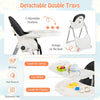 4-in-1 Baby High Chair Toddler Foldable Feeding Chair Adjustable Dining Chair