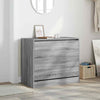 Shoe Cabinet Grey Sonoma 80x42x69 cm Engineered Wood
