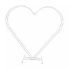 Large Heart Shape Wedding Arch Stand Frame Party Background Flower Balloon Stand