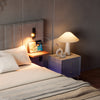 Double Plush Velvet Upholstered Bed Frame 4ft6 with Headboard & LED Lights Grey