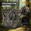 Pop-Up 3 Man Camouflage Stalking Hunting Shooting Blind Tent Hide W/ Shoot Ports
