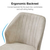 1 Set PU Dining Chair Metal Leg Stable Structure Kitchen Home Comfortable Soft