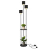 Modern Floor Lamp with Shelf Standing Light Lamp 3 Lampshade Bedroom Living Room