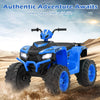 Kids Ride on Car 24V Soft Start Electric Vehicle with LED Lights-Navy