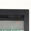 Media Wall Fire Freestanding Electric Fireplace Stove Heater 40" LED Fire Flames