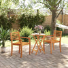 Gecheer Folding Dining Table Garden Table Round Wood Patio Table, Weather O8N0