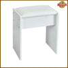 Makeup Desk Vanity Stool Dressing Table with 10 LED Lights Sliding Mirror Set