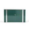 6.4 x 6.7ft Garden Waterproof Anti-UV Storage Pent Bike Shed Steel Lockable Door