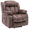 Power Lift Recliner Chair Armchair with Heat and Vibration Massage for Elderly