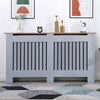 Modern Radiator Cover Small Large Wall Cabinet MDF Slats Wood Grill Furniture