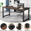 70.8 Inch Executive Desk, Large Office Computer Desk with Thicken Frame,PC Table