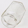 72x196ml (7oz approx) Hexagonal Jam Jars Storage Preserve Pickles Mini Jars Lid
