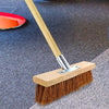 Stiff Garden Wire Broom Heavy Duty Large Outdoor Yard Brush
