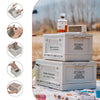 Folding Camping Storage Box Trunk Organizer Lidded Outdoo Car Picnic Garage Home