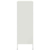 Highboard White 68x39x113 Steel C8U5