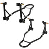 Motorbike Motorcycle Front fork & Rear Wheel Vee Paddock Stand Set for Bobbins.