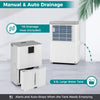 White Portable Dehumidifier with 3 Modes 40L Dehumidifier