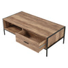 Distressed Wooden Coffee Table Living Room Tea Table Vintage Industrial Style