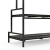 3 Tiered Plant Rack Stand with Hanging Hooks for Indoor Outdoor Use