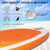 11FT Paddle Board SUP Stand Up Sudboard 335*84*15 Bag Pump Complete Kit Orange