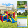 Kids Bouncy Castle Inflatable Bouncer House Blow Up Jumper w/Slide Carrying Bag