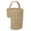 Seagrass Stair Basket/Step Storage Basket with Handle, Large, Natural