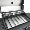 Gas BBQ Grill with 7 Burners Barbecue Black Powder-coated Steel