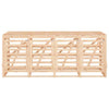 Quadruple Wheelie Bin Storage Solid Wood Pine