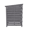 3 Shed Triple Wheelie Bin Storage Wooden Store Cover Garden Rubbish Dustbin