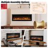 102 cm Electric Fireplace Wall Mounted 750W/1500W Fireplace Heater