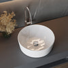 Gloss White Round Counter Top Hand Wash Basin Bathroom Toilet Sink Ceramic Bowls