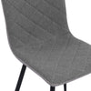Set of 2/4Pcs Dining Chairs Velvet/PU Padded Seat Metal Legs Home Office Kitchen