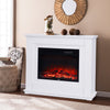 Remote 30'' Electric Fireplace Heater Inset Fireplace And MDF Fire Surround Set