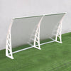Door Canopy Awning Shelter Outdoor Porch Front Back Window Roof Rain Cover Panel