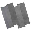Leather Tiles Lyttelton Bluish Grey 16 pcs WallArt