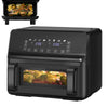Dual Zone Air Fryer 9L Digital Airfryer Oil Free Low Fat with Touch Screen 2500W